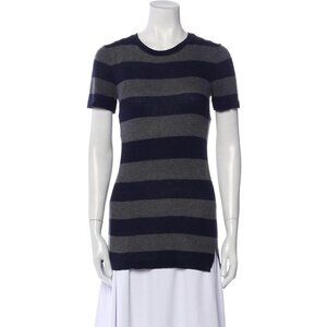 Jenni Kayne Cashmere Stripe Sweater Tee Top